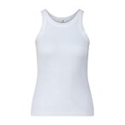 Adriano Goldschmied Räfflad Tank Top Blue, Dam