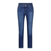 Cambio Kort Piper Jeans Avslappnad 5-Ficka Stil Blue, Dam