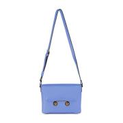 Marni Elegant Handväska med Gyllene Detaljer Blue, Dam