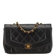 Chanel Vintage Pre-owned Laeder axelremsvskor Black, Dam