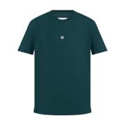 Givenchy Broderad Logotyp Crew Neck T-shirt Green, Herr