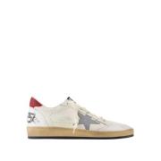 Golden Goose Vita Läder Ball Star Sneakers White, Herr