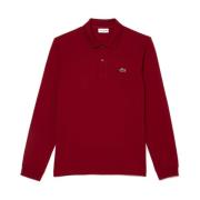 Lacoste Klassisk långärmad polotröja Red, Herr