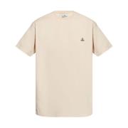 Vivienne Westwood Beige Crew Neck Kortärmad Topp Beige, Herr