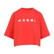 Marni Röd T-shirt Damkläder Red, Dam