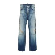 Dsquared2 Blå Denim Jeans för Män Blue, Herr