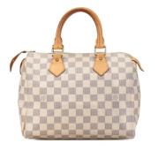 Louis Vuitton Vintage Pre-owned Canvas handvskor White, Dam