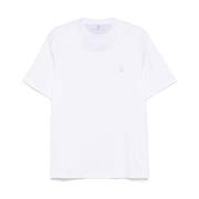 Brunello Cucinelli Vita T-shirts och Polos White, Herr