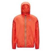 K-Way Vind- och vattentät jacka i ripstop-nylon Orange, Herr