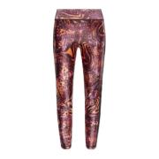 Versace Jeans Couture Leggings med djurtryck Multicolor, Dam