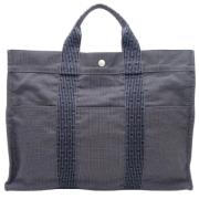 Hermès Vintage Pre-owned Canvas handvskor Gray, Dam