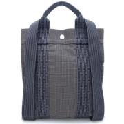 Hermès Vintage Pre-owned Canvas ryggsckar Gray, Dam