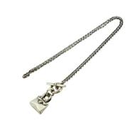 Hermès Vintage Pre-owned Silver halsband Gray, Dam