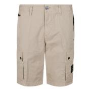 Stone Island Slim Bermuda Shorts Beige, Herr