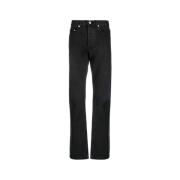 A.p.c. Klassiska Denim Jeans Black, Herr