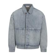 Fear Of God Indigo Denim Trucker Jacket Blue, Herr