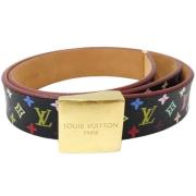 Louis Vuitton Vintage Pre-owned Canvas skrp Black, Herr