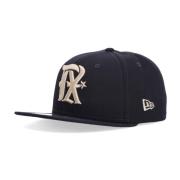 New Era Texas Rangers Flat Brim-keps Black, Unisex