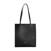 Patrizia Pepe Ny Shopper Väska Art. 8B0237L001 Black, Dam