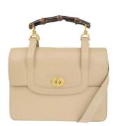 Gucci Vintage Pre-owned Laeder gucci-vskor Beige, Dam