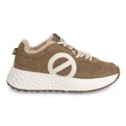 No Name Beige Sneakers för en stilren look Beige, Dam