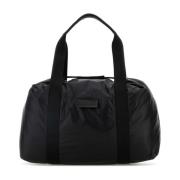 MM6 Maison Margiela Stilren Svart Nylon Resväska Black, Dam