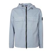 Stone Island Stilfull Overshirt för Män Blue, Herr