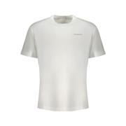 Calvin Klein Vit Bomull Logo Print T-shirt White, Herr