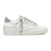 Crime London Vita Sneakers för Stadsstil White, Dam