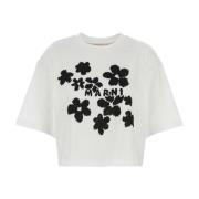 Marni Klassisk Vit Bomull T-shirt White, Dam