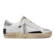 Crime London Vita Sneakers för Stadsstil White, Herr