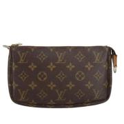 Louis Vuitton Vintage Pre-owned Canvas kuvertvskor Brown, Dam