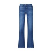 Cambio Wide Leg Jeans Tess Blue, Dam