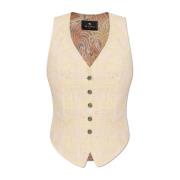 Etro Vest Beige, Dam