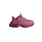 Balenciaga Vintage Pre-owned Polyester sneakers Pink, Dam