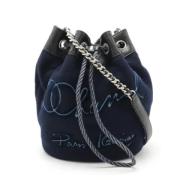 Chanel Vintage Pre-owned Ylle axelremsvskor Blue, Dam