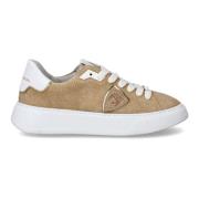 Philippe Model Sneakers Temple Tennis Beige, Dam