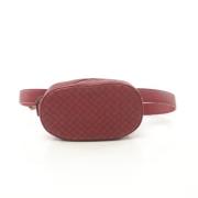 Bottega Veneta Vintage Pre-owned Laeder crossbodyvskor Red, Dam