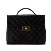 Chanel Vintage Pre-owned Laeder chanel-vskor Black, Dam