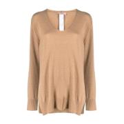 Twinset Pecan Brown Sweater Brown, Dam