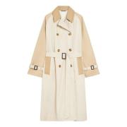 Max Mara Weekend Beige Canasta Kappor Beige, Dam