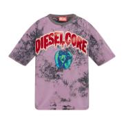 Diesel T-shirt T-Boxt-R9 Purple, Herr