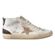 Golden Goose Klassiska Mid Star Sneakers White, Dam