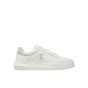 Calvin Klein Casual Sneaker Skor för Män White, Herr