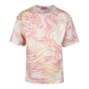 Diesel Tshirt Multicolor, Herr