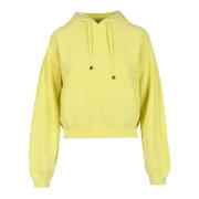 Elisabetta Franchi Bomullstickad Topp Yellow, Dam