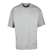 Diesel Bomull T-shirt Gray, Herr