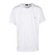 Gant Bomull T-shirt White, Herr