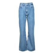 Calvin Klein Jeans Bomulls Jeans Blue, Dam