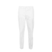 Ralph Lauren Slim-fit Byxor White, Dam